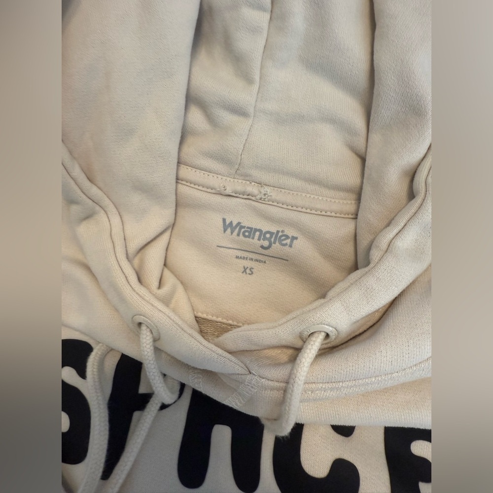 Wrangler Space Cowboy Tan Hoodie XS - Picture 6 of 10